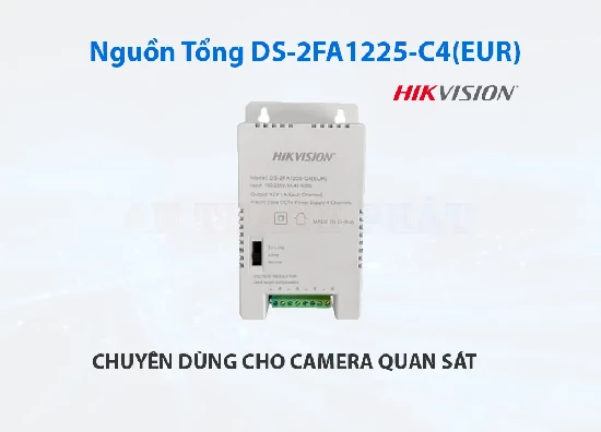  DS-2FA1225-C4(EUR) sẽ là giải pháp tốt nhất cho bạn trong việc cung cấp nguồn hoạt động cho hệ thống camera quan sát của bạn, hãy liên hệ ngay với An Thành Phát bạn sẽ được tư vấn một cách kỹ càng