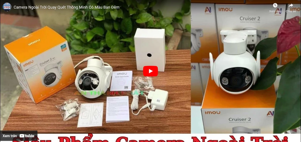 Bộ Camera Chuyên Dụng Ban Đêm Sắc Nét