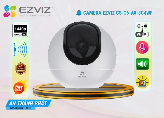  Lắp đặt camera wifi Ezviz CS-C6-A0-8C4WF giá rẻ chính là sự lựa chọn hoàn hảo dành cho bạn trong việc quan sát toàn cảnh với chất lượng hình ảnh 2K. Với loạt tính năng và công nghệ tiên tiến, camera này mang đến sự an ninh và tiện ích cho ngôi nhà hoặc văn phòng của bạn.