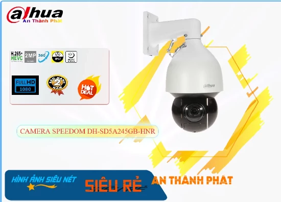  DH-SD5A245GB-HNR Camera Speedom Zoom 45X dahua giám sát xa hình ảnh sắt nét độ phân giải FULL HD, camera speedom dahua giám sát chất lượng cao ban đêm hồng ngoại 150m DH-SD5A245GB-HNR là camera giám sát khôn viên rộng