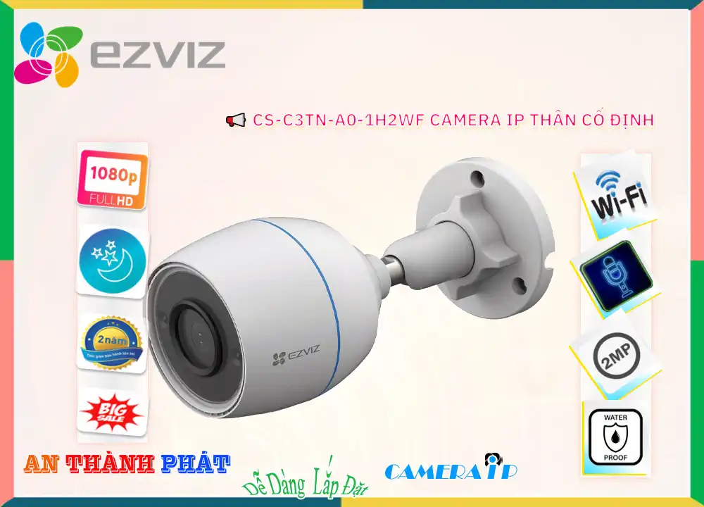 Camera CS-C3TN-A0-1H2WF Công Nghệ Mới Camera CS-C3TN-A0-1H2WF Công Nghệ Mới
