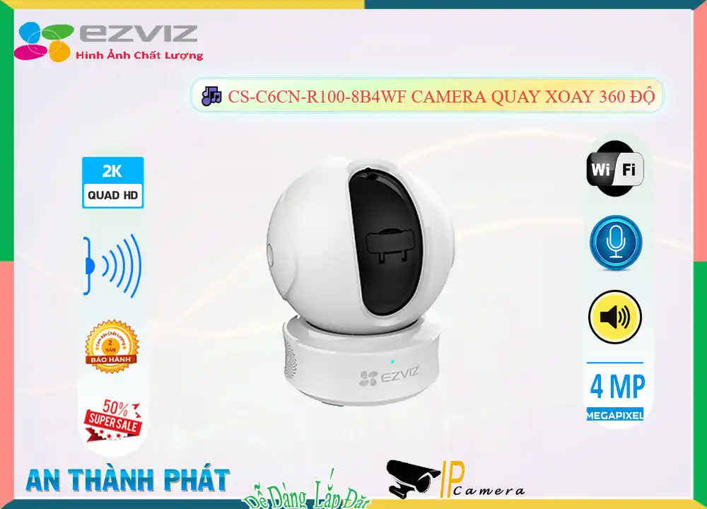 CS-C6CN-R100-8B4WF Wifi Ezviz Với giá cạnh tranh