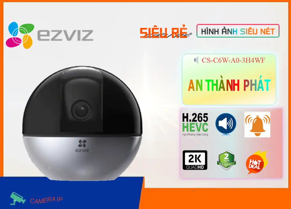 Wifi Ezviz CS-C6W-A0-3H4WF Hình Ảnh Đẹp ✪