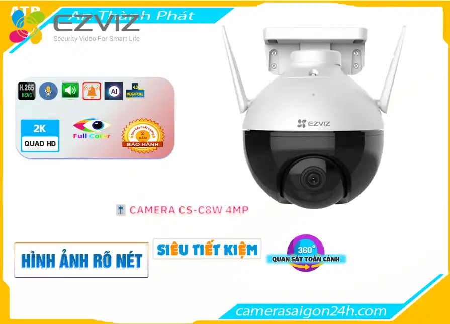 CS-C8W 2K+ 4MP Wifi Ezviz Với giá cạnh tranh CS-C8W 2K+ 4MP Wifi Ezviz Với giá cạnh tranh