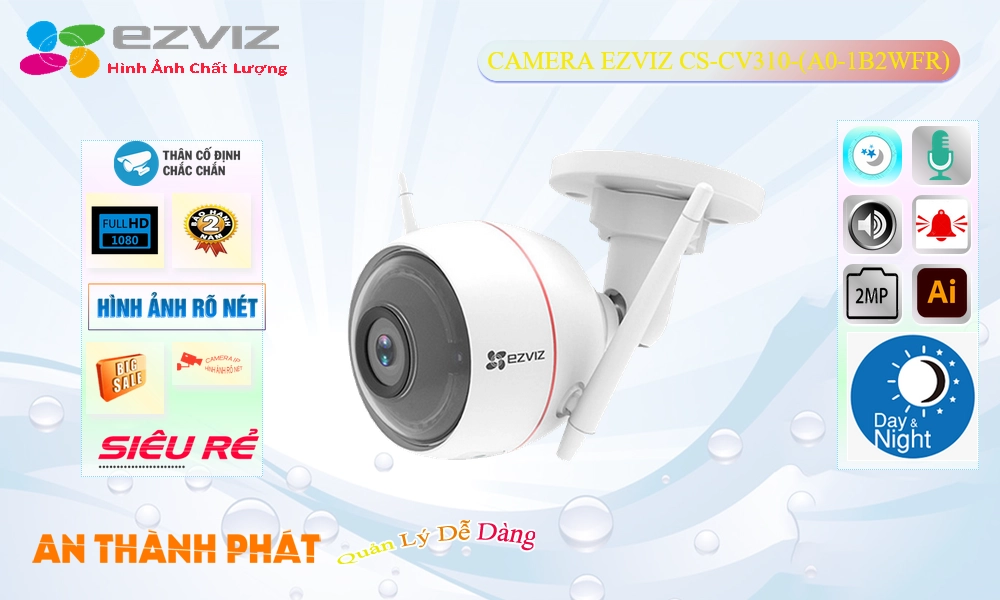 CS-CV310-(A0-1B2WFR) Camera Wifi Ezviz