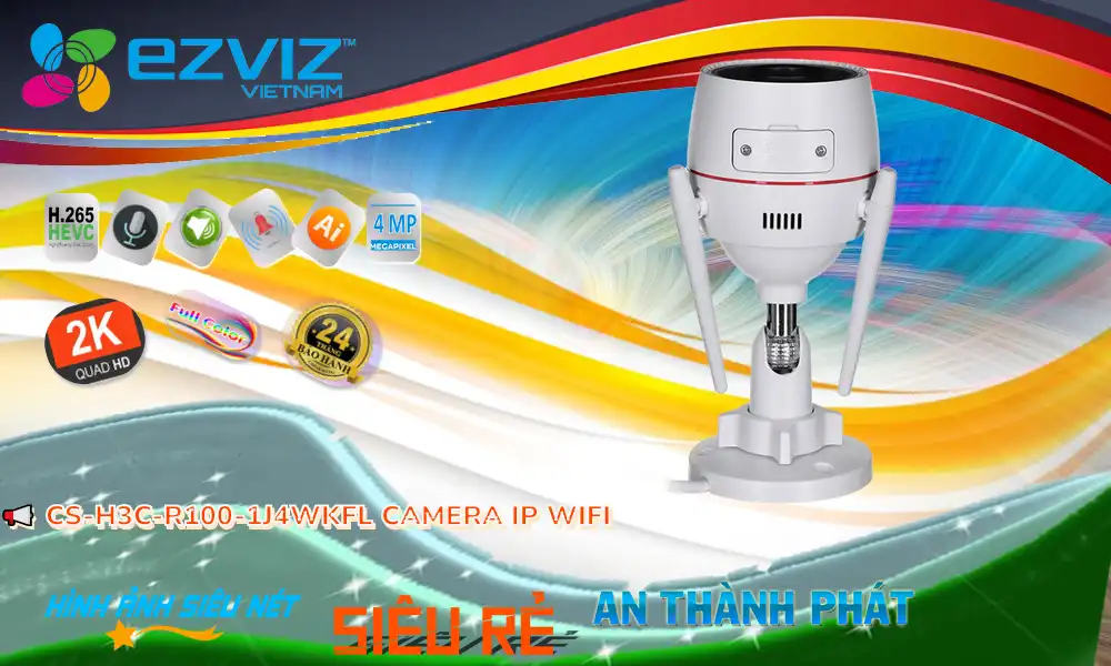Camera Wifi Ezviz CS-H3c-R100-1J4WKFL Mẫu Đẹp Camera Wifi Ezviz CS-H3c-R100-1J4WKFL Mẫu Đẹp