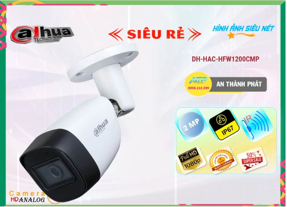 Camera Dahua DH-HAC-HFW1200CMP Camera Dahua DH-HAC-HFW1200CMP