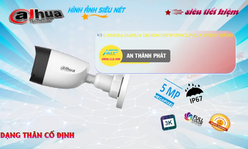 Camera DH-HAC-HFW1500CLP-IL-A Dahua