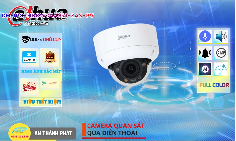 Camera Dahua DH-IPC-HDBW3449R1-ZAS-PV Camera Dahua DH-IPC-HDBW3449R1-ZAS-PV