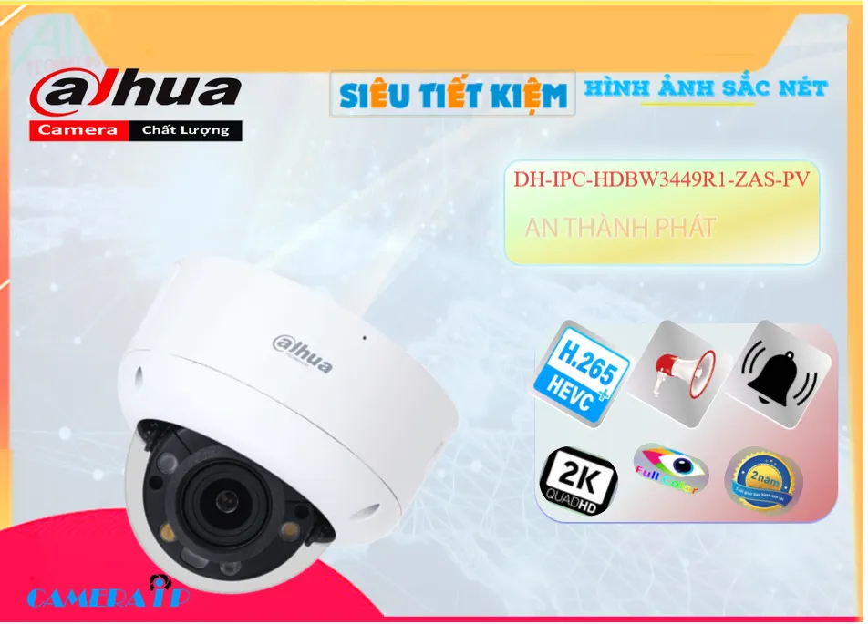 Camera Dahua DH-IPC-HDBW3449R1-ZAS-PV Camera Dahua DH-IPC-HDBW3449R1-ZAS-PV