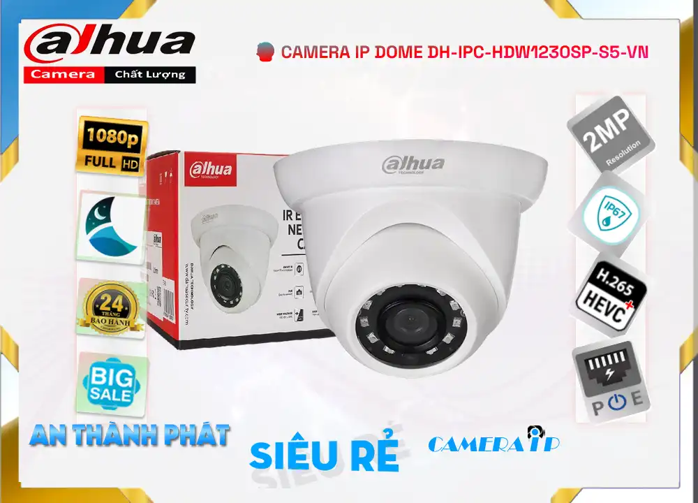 DH-IPC-HDW1230SP-S5-VN Sắc Nét Dahua ✪ DH-IPC-HDW1230SP-S5-VN Sắc Nét Dahua ✪
