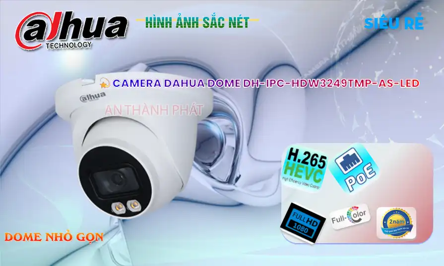 DH-IPC-HDW3249TMP-AS-LED Hãng Dahua Thiết kế Đẹp DH-IPC-HDW3249TMP-AS-LED Hãng Dahua Thiết kế Đẹp