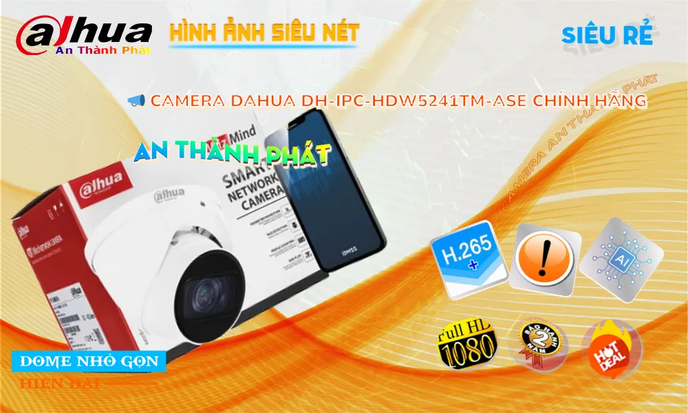 Camera Dahua Chất Lượng DH-IPC-HDW5241TM-ASE Camera Dahua Chất Lượng DH-IPC-HDW5241TM-ASE
