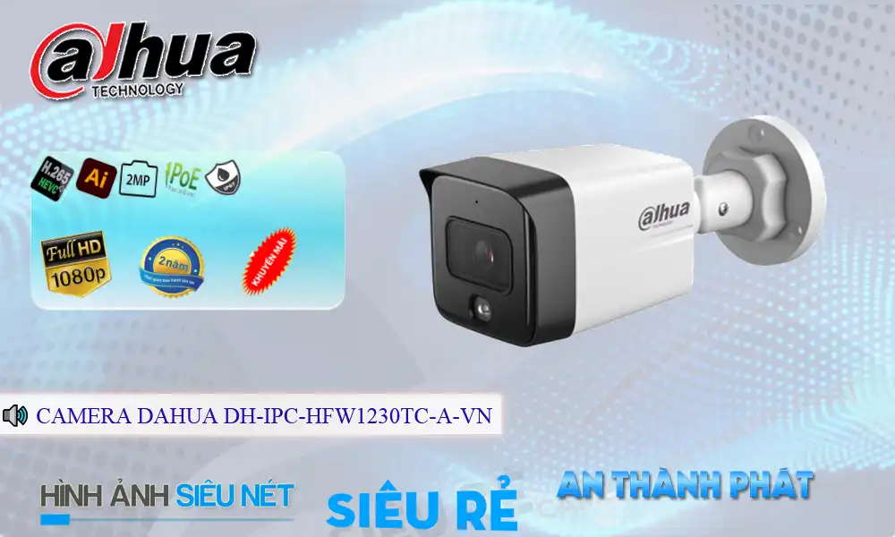 Camera Dahua DH-IPC-HFW1230TC-A-VN Camera Dahua DH-IPC-HFW1230TC-A-VN