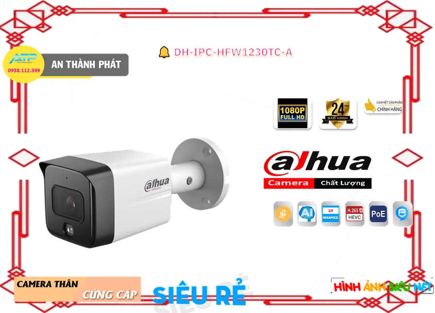 Camera Dahua DH-IPC-HFW1230TC-A Camera Dahua DH-IPC-HFW1230TC-A