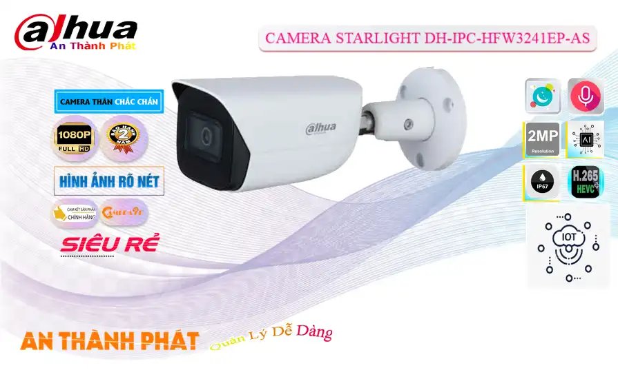 Camera DH-IPC-HFW3241EP-AS Dahua Camera DH-IPC-HFW3241EP-AS Dahua