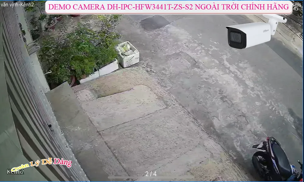 Camera Dahua DH-IPC-HFW3441T-ZS-S2 Tiết Kiệm