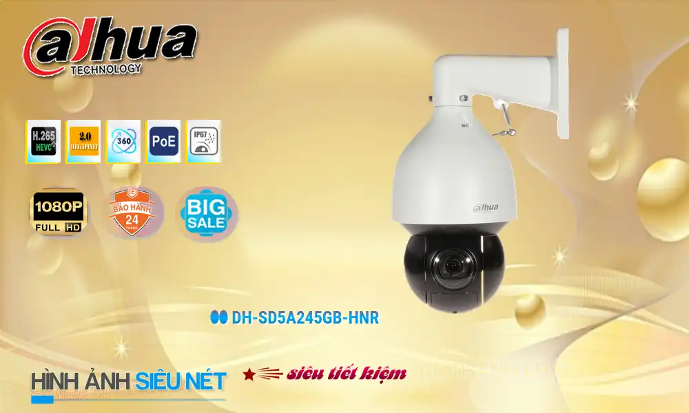 Camera Dahua DH-SD5A245GB-HNR Tiết Kiệm Camera Dahua DH-SD5A245GB-HNR Tiết Kiệm