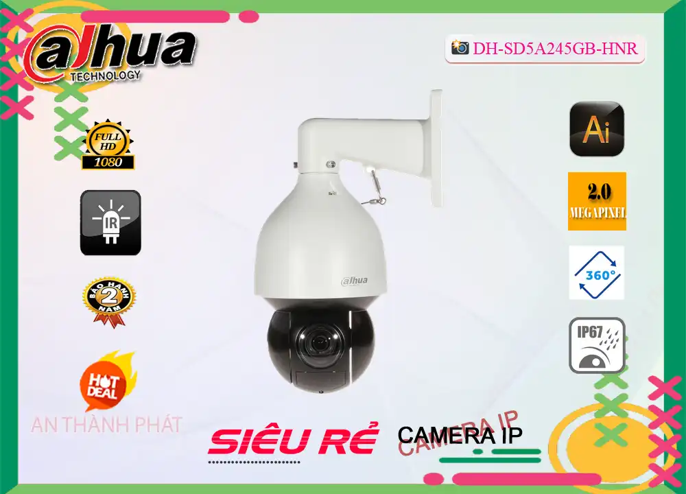 Camera Dahua DH-SD5A245GB-HNR Tiết Kiệm Camera Dahua DH-SD5A245GB-HNR Tiết Kiệm