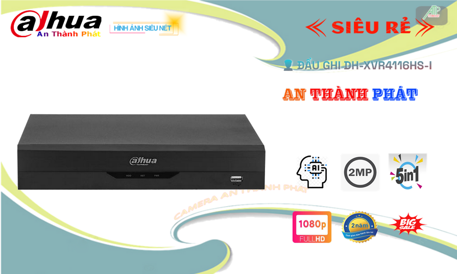 DH-XVR4116HS-IThiết Bị Ghi Hình Giá rẻ Dahua