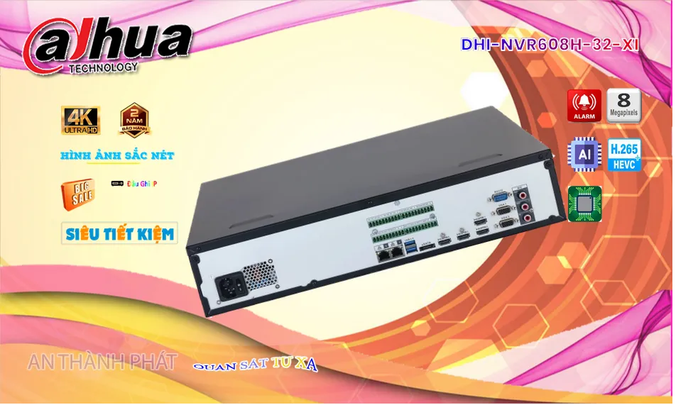 DHI-NVR608H-32-XI Đầu Ghi Hình Chi phí phù hợp ✪
