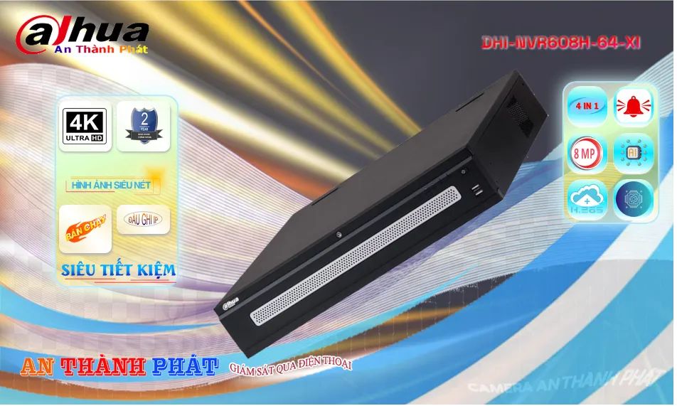 Đầu Ghi Dahua DHI-NVR608H-64-XI Đầu Ghi Dahua DHI-NVR608H-64-XI