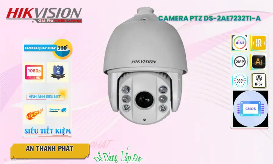 Camera  Hikvision DS-2AE7232TI-A Chất Lượng