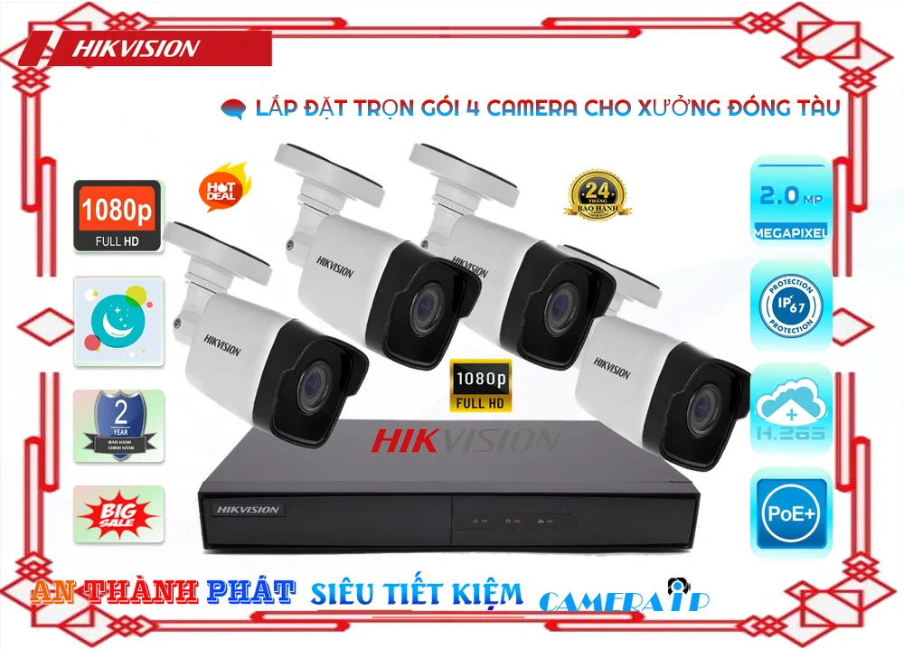 Xem Chi Tiết Lắp Đặt Trọn Gói 4 Camera Cho Xưởng Đóng Tàu Tại An Thành Phát Hình Ảnh Đẹp Lắp Đặt Trọn Gói 4 Camera Cho Xưởng Đóng Tàu Dịch vụ lắp camera an ninh Lắp Đặt Trọn Gói 4 Camera Cho Xưởng Đóng Tàu