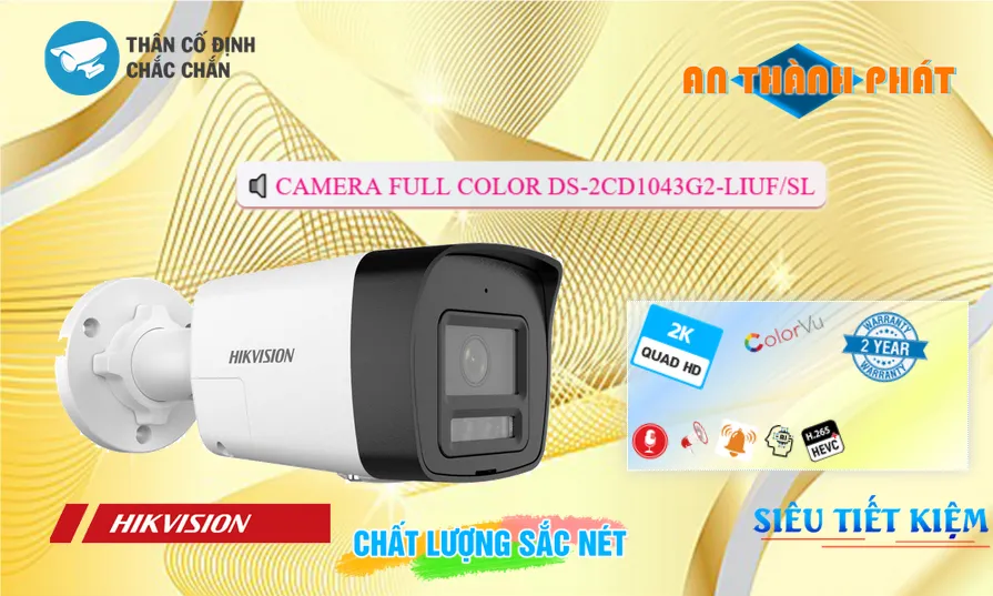 ➠ DS-2CD1043G2-LIUF/SL sắc nét Hikvision ➠ DS-2CD1043G2-LIUF/SL sắc nét Hikvision
