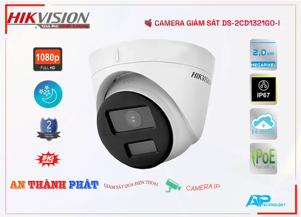 Camera DS-2CD1321G0-I Đang giảm giá ✪