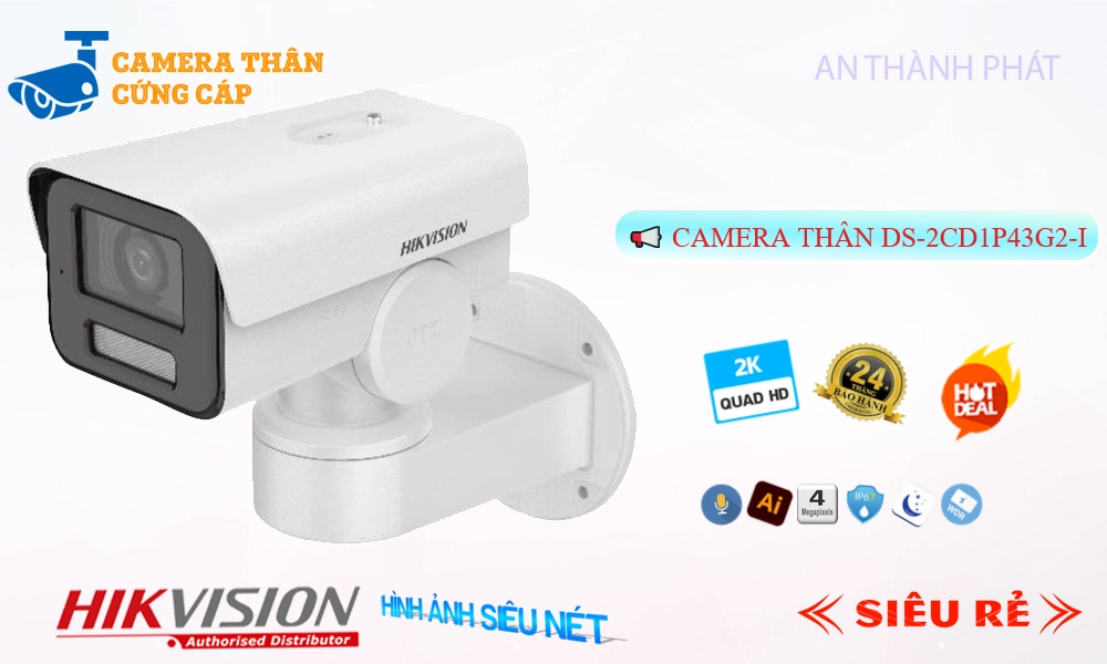 ❇  DS-2CD1P43G2-I Giá tốt Hikvision