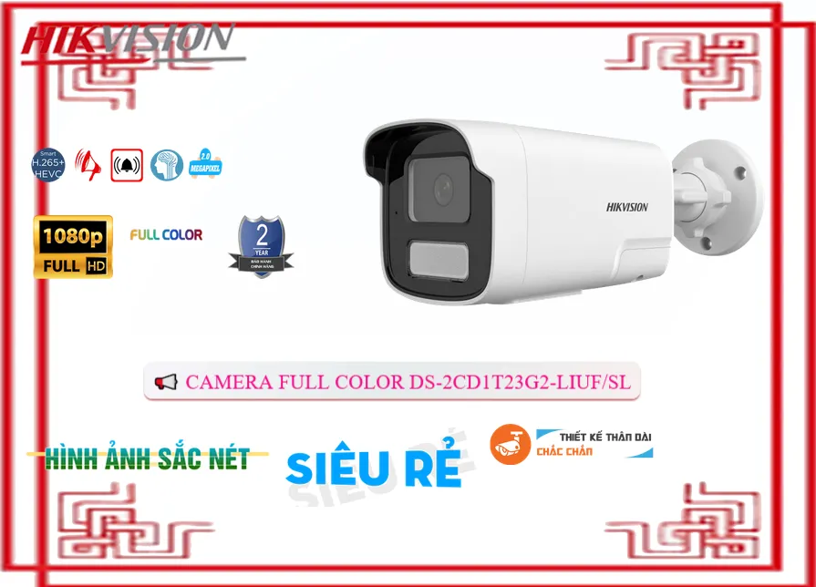 Camera Hikvision DS-2CD1T23G2-LIUF/SL,DS-2CD1T23G2-LIUF/SL Tiết kiệm, Loại Camera DS-2CD1T23G2-LIUF/SL Công Nghệ Mới,DS-2CD1T23G2-LIUF/SL Cấp Nguồ Qua Dây Mạng  sale mạnh,DS-2CD1T23G2-LIUF/SL Giá chiết khấu,phân phối DS-2CD1T23G2-LIUF/SL FULL HD 1080P 2.0 megapixel ,Nơi Lắp DS-2CD1T23G2-LIUF/SL,DS-2CD1T23G2-LIUF/SL Tiết kiệm,DS-2CD1T23G2-LIUF/SL Công Nghệ Mới
