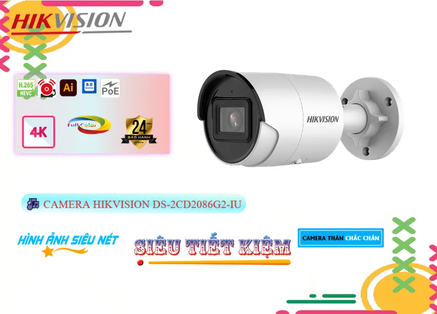 Camera Hikvision DS-2CD2086G2-IU,thông số DS-2CD2086G2-IU,DS 2CD2086G2 IU,chức năng DS-2CD2086G2-IU Siêu Nét Ultra 4k , Loại Camera DS-2CD2086G2-IU Công Nghệ Mới,DS-2CD2086G2-IU mới,Bán giá rẻ DS-2CD2086G2-IU,Giá DS-2CD2086G2-IU,phân phối DS-2CD2086G2-IU,DS-2CD2086G2-IU Bán Giá Rẻ,DS-2CD2086G2-IU Đang giảm giá,DS-2CD2086G2-IU giá hấp dẫn,Giá Bán DS-2CD2086G2-IU,Nơi Lắp DS-2CD2086G2-IU