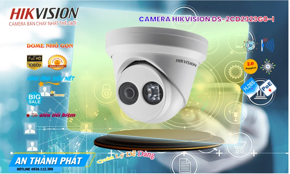 ❂ Camera DS-2CD2323G0-I Giá rẻ ❂ Camera DS-2CD2323G0-I Giá rẻ