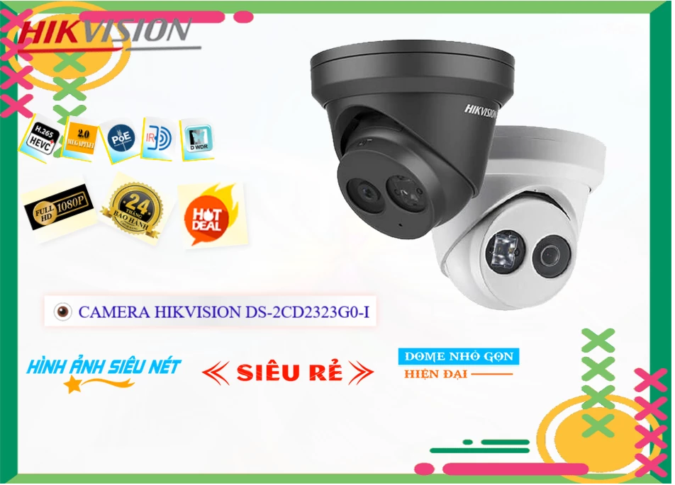 ❂ Camera DS-2CD2323G0-I Giá rẻ ❂ Camera DS-2CD2323G0-I Giá rẻ