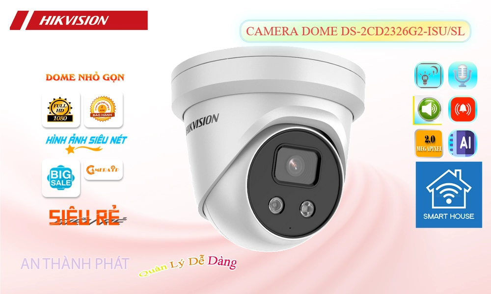 Camera Hikvision DS-2CD2326G2-ISU/SL Camera Hikvision DS-2CD2326G2-ISU/SL