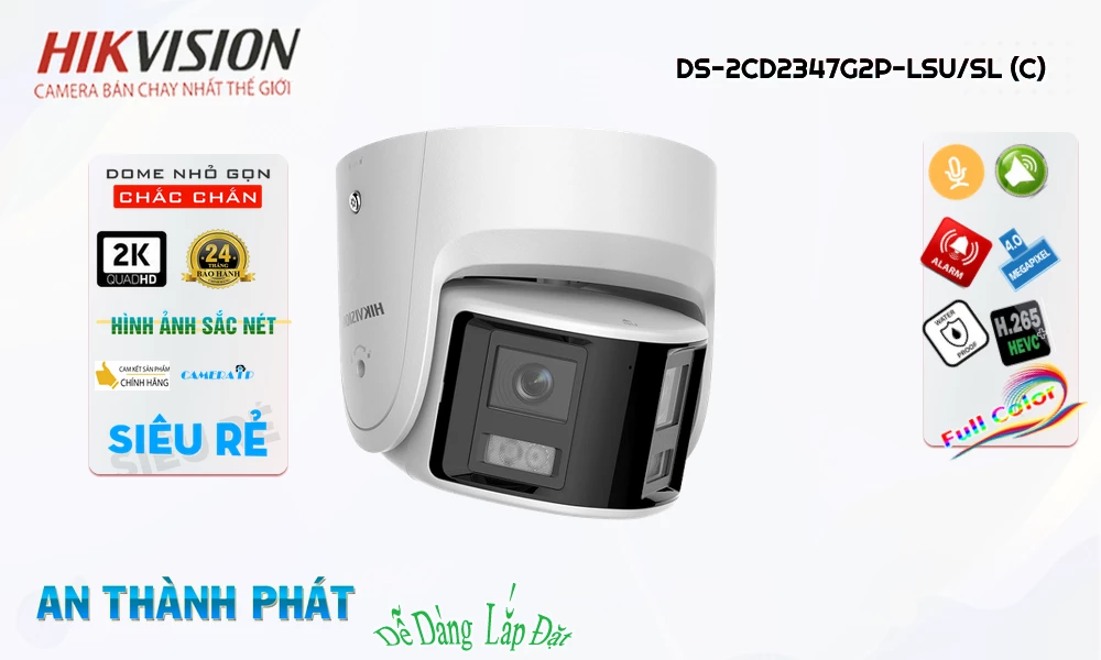 DS-2CD2347G2P-LSU/SL(C) Hikvision Chất Lượng