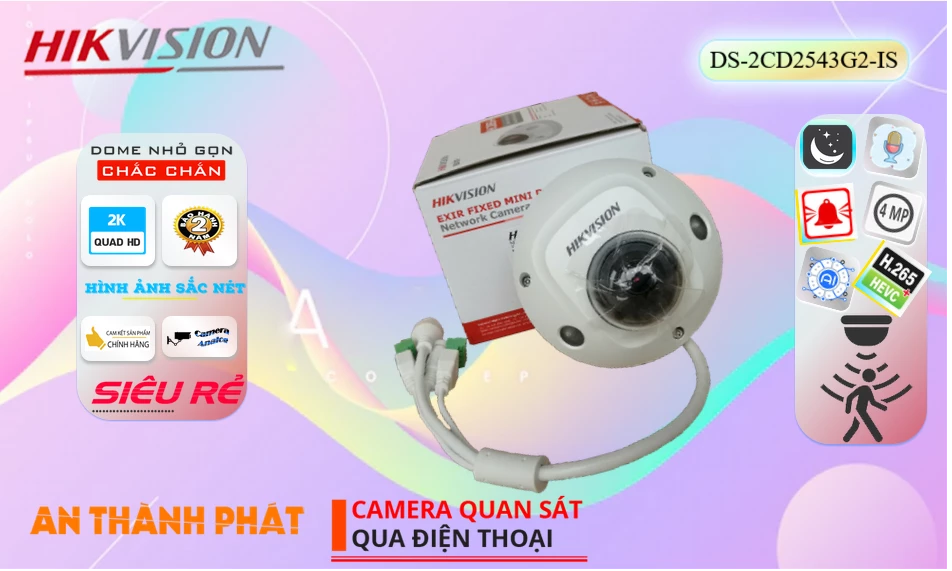Camera Giá Rẻ Hikvision DS-2CD2543G2-IS Giá rẻ Camera Giá Rẻ Hikvision DS-2CD2543G2-IS Giá rẻ