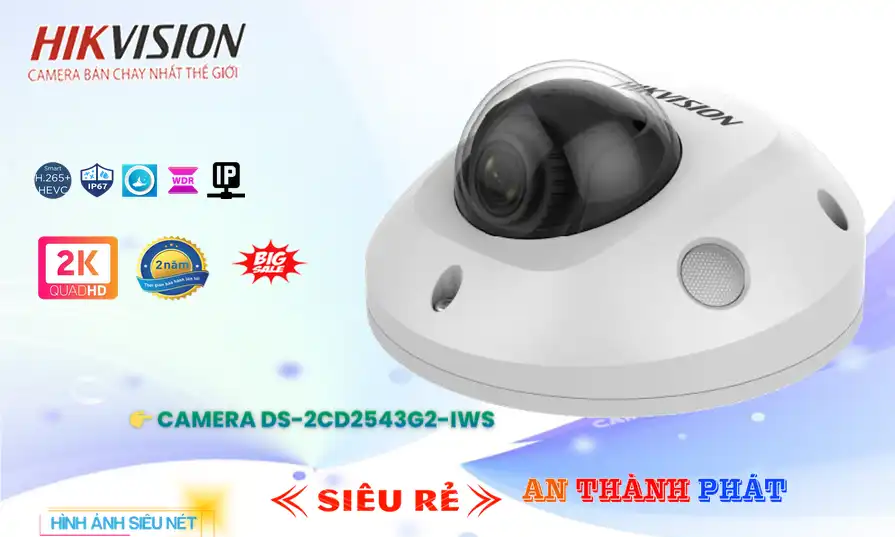 DS-2CD2543G2-IWS Camera Hikvision Chức Năng Cao Cấp