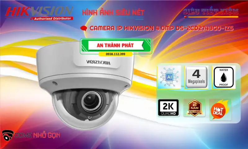 DS-2CD2743G0-IZS sắc nét Hikvision DS-2CD2743G0-IZS sắc nét Hikvision