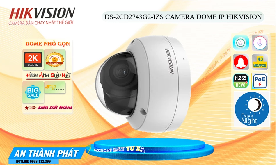 DS-2CD2743G2-IZS Hikvision Chất Lượng