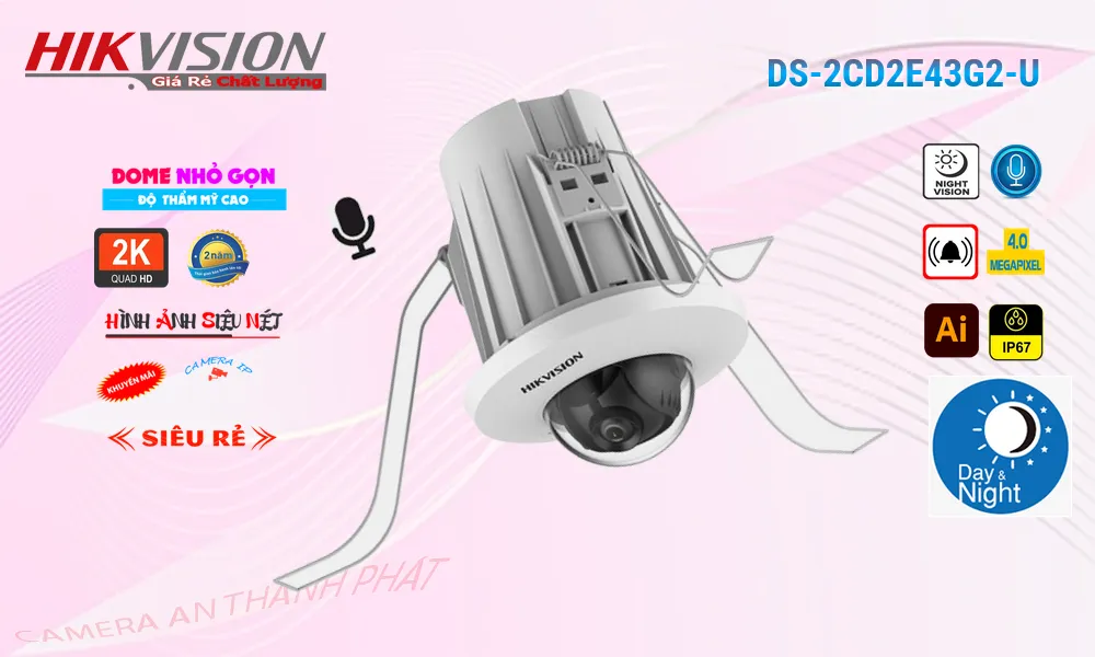 Hikvision DS-2CD2E43G2-U Hình Ảnh Đẹp ✅ Hikvision DS-2CD2E43G2-U Hình Ảnh Đẹp ✅