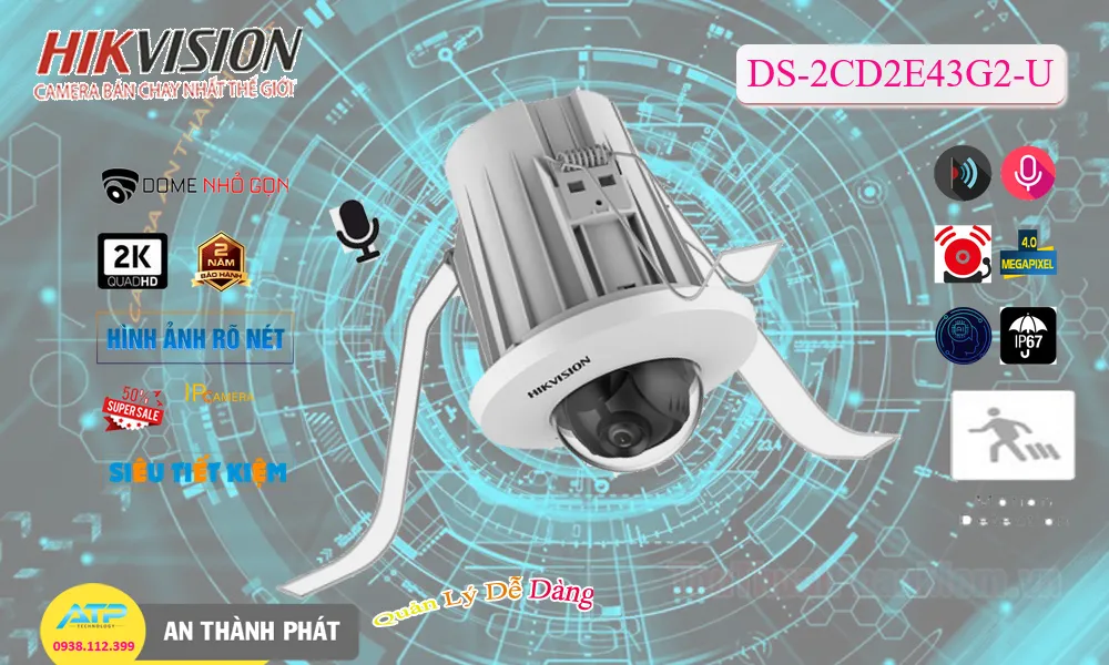 Hikvision DS-2CD2E43G2-U Hình Ảnh Đẹp ✅ Hikvision DS-2CD2E43G2-U Hình Ảnh Đẹp ✅