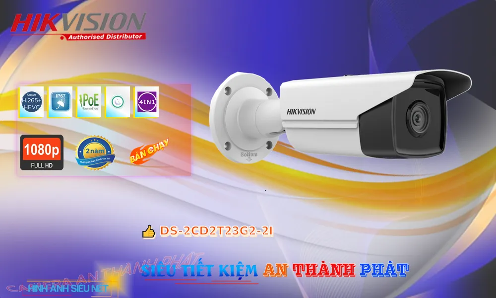 Camera Hikvision DS-2CD2T23G2-2I