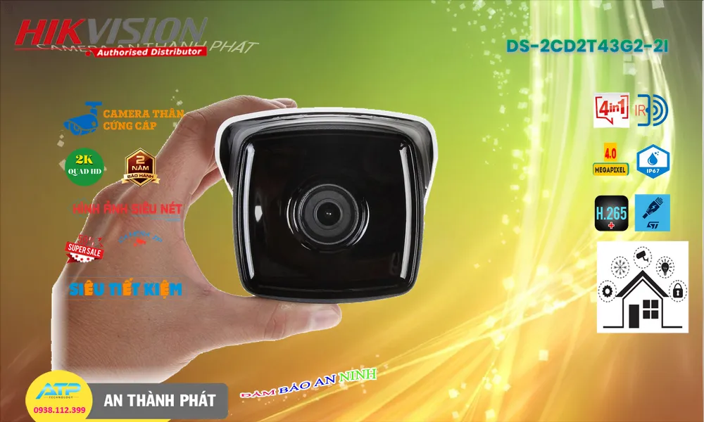 DS-2CD2T43G2-2I tiết kiệm Hikvision DS-2CD2T43G2-2I tiết kiệm Hikvision