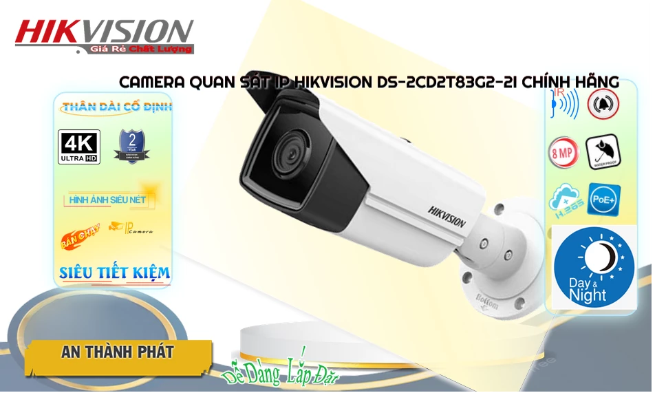 DS-2CD2T83G2-2I Camera Hikvision