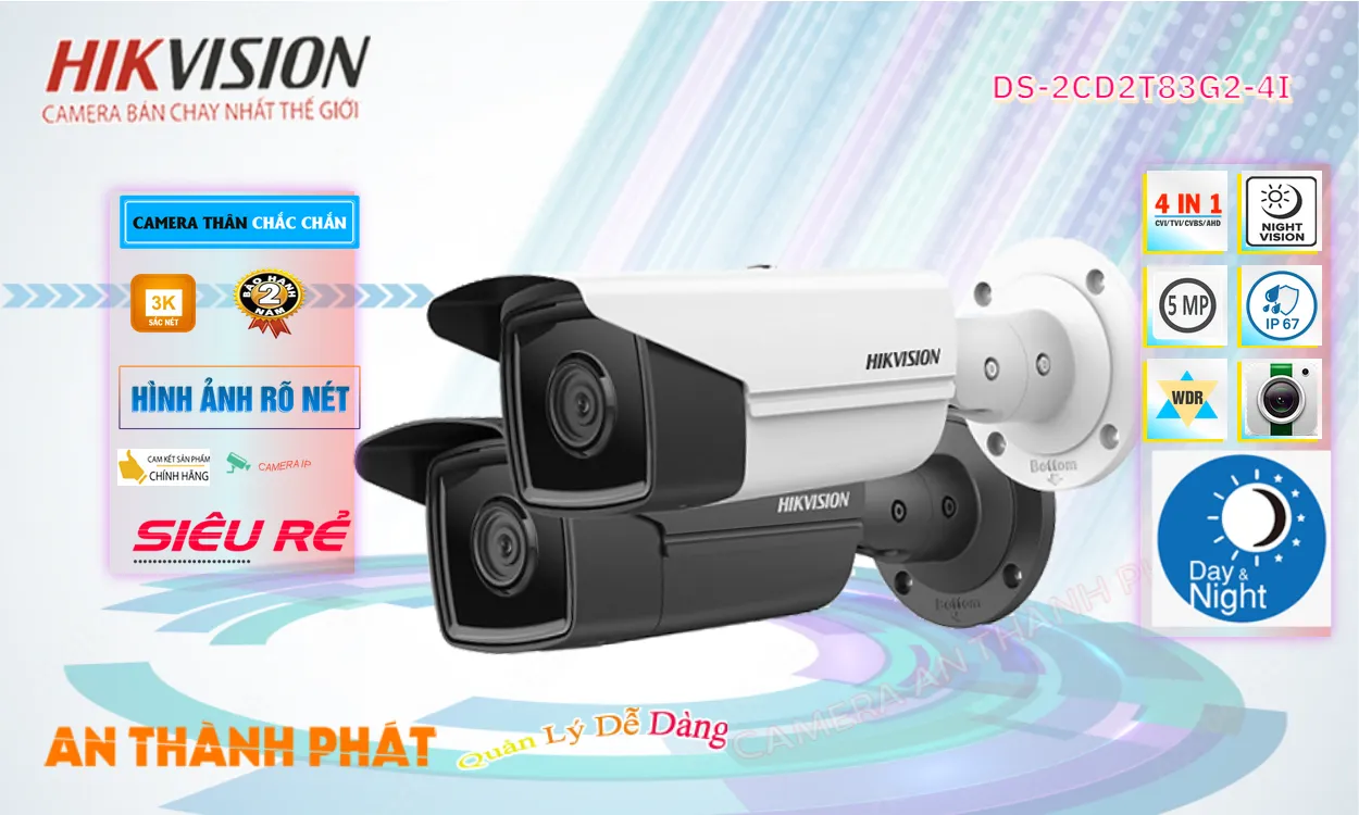 DS-2CD2T83G2-4I Camera Hikvision Giá rẻ