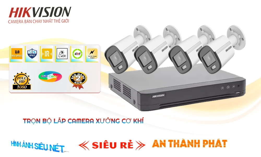 Xem Chi Tiết Trọn bộ camera cho xưởng cơ khí Tại An Thành Phát tiết kiệm Trọn bộ camera cho xưởng cơ khí Camera Trọn bộ camera cho xưởng cơ khí giá rẻ chính hãng uy tín