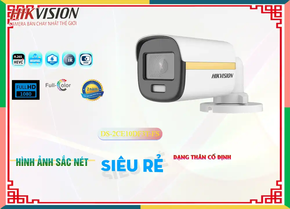 Camera Hikvision DS-2CE10DF3T-FS Camera Hikvision DS-2CE10DF3T-FS