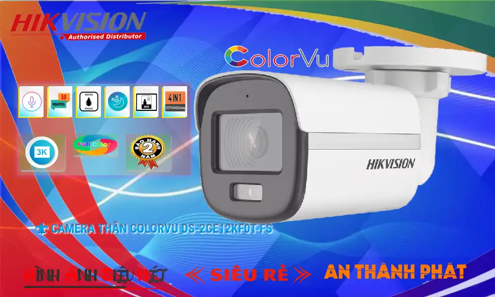 Camera Giá Rẻ Hikvision DS-2CE12KF0T-FS Công Nghệ Mới Camera Giá Rẻ Hikvision DS-2CE12KF0T-FS Công Nghệ Mới
